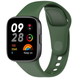 Bracelet en silicone Xiaomi Redmi Watch 3 Vert