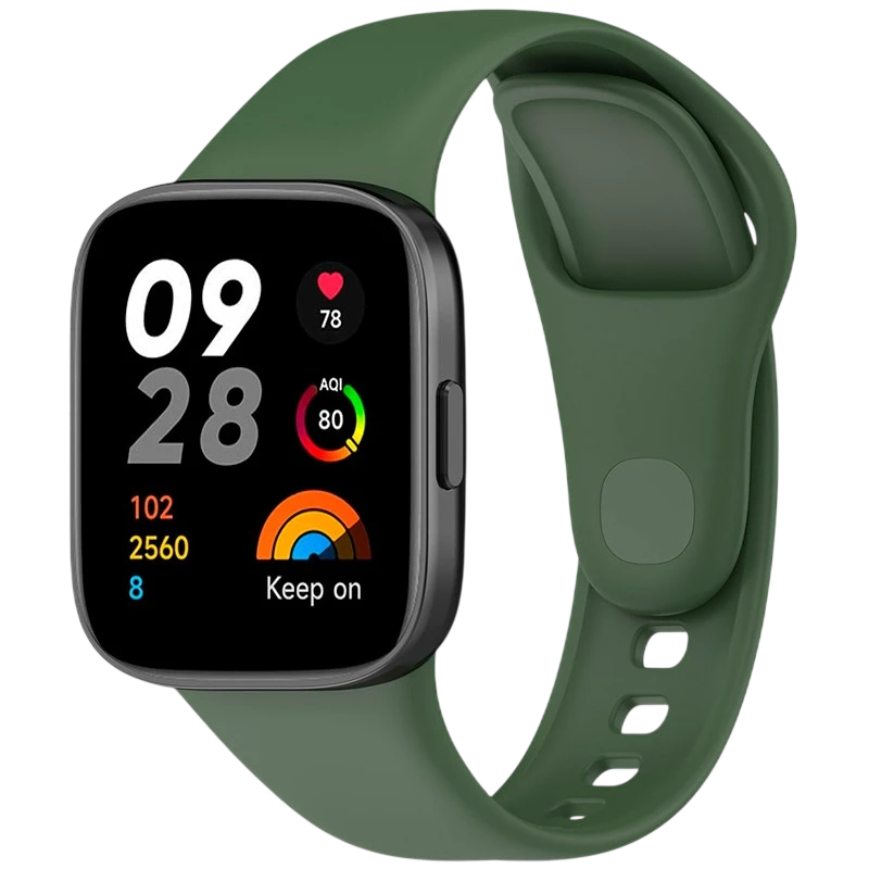 Bracelet en silicone Xiaomi Redmi Watch 3 Vert