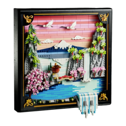 Set de construction LEGO Art Paysage Japonais avec Cerisiers en Fleur 31218 1892 pièces 18+ ans