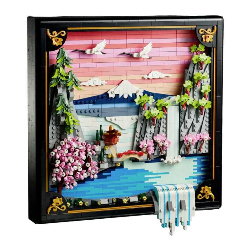 Set de construction LEGO Art Paysage Japonais avec Cerisiers en Fleur 31218 1892 pièces 18+ ans