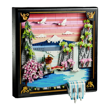 Set de construction LEGO Art Paysage Japonais avec Cerisiers en Fleur 31218 1892 pièces 18+ ans
