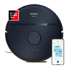 Philips HomeRun 2000 Series XU2000 Noir 2700Pa LiDAR 130 min 2600mAh Robot aspirateur