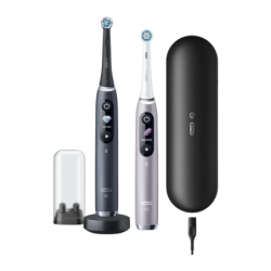 Oral-B iO Series 9 Duo Onyx/Rose sans fil 7 Modes Brosse à dents électrique