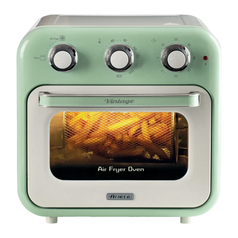 Ariete Vintage Mini Horno 4632 16L 1400W Minuterie 60min Vert Friteuse à air