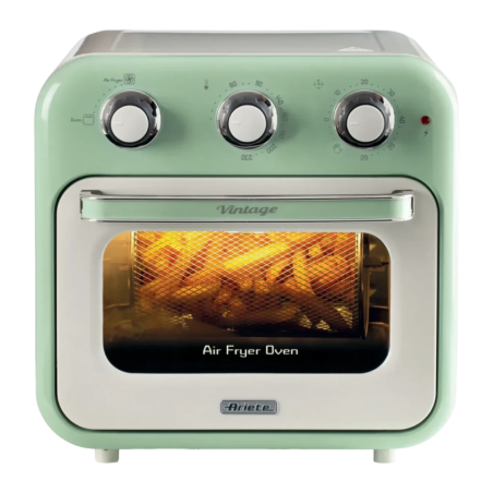 Ariete Vintage Mini Horno 4632 16L 1400W Minuterie 60min Vert Friteuse à air