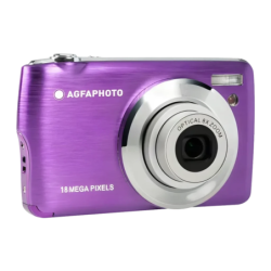 AgfaPhoto Pourpre CMOS 1/3,2 pouces Full HD 1080p 18MP DC8200 Appareil photo numérique pour enfants