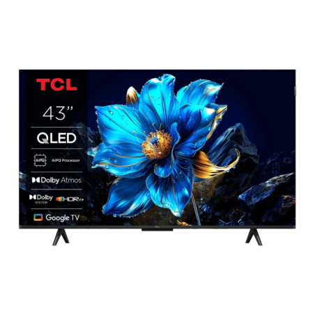 TCL 43T69C 43 pouces 4K QLED 60Hz Dolby Vision HDR10+ Google TV