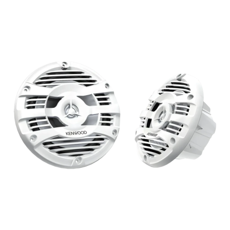 Kenwood 2 voies KFC-1653MRW Blanc 50W Haut-parleurs marins