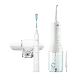 Philips Sonicare Cordless Power Flosser 3000 HX3886/41 Blanc 3 vitesses sans fil Irrigateur dentaire