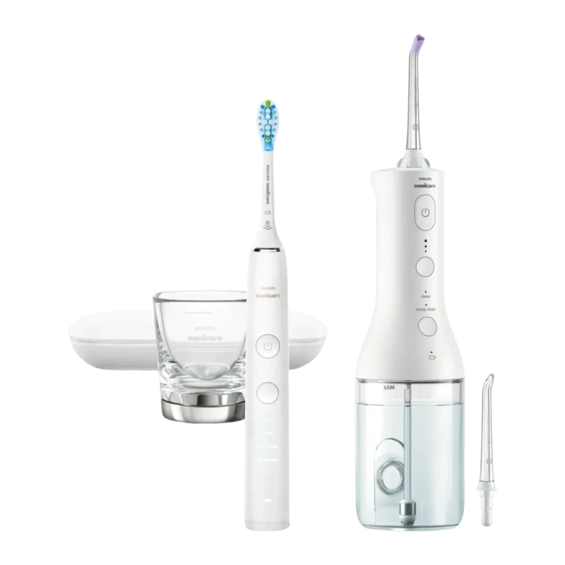 Philips Sonicare Cordless Power Flosser 3000 HX3886/41 Blanc 3 vitesses sans fil Irrigateur dentaire