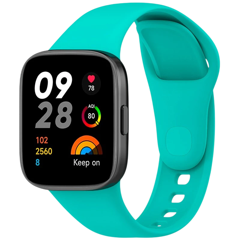 Bracelet en silicone Xiaomi Xiaomi Redmi Watch 3 Turquoise