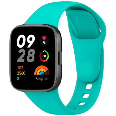 Bracelet en silicone Xiaomi Xiaomi Redmi Watch 3 Turquoise