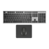 Tacens Zenith 3en1 DualLink Noir Espagnol à membrane Clavier et souris sans fil