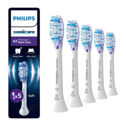 Tête de brosse à dents électrique Philips Sonicare G3 Premium Gum Care Pack 5 Blanc HX9055/87