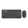 Logitech Pebble 2 Combo K380s + M350s Graphite Bluetooth + RF à ciseaux Clavier et souris sans fil