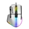Spirit of Gamer PRO-M5 Arctic Câble USB 12800 DPI RGB Blanc 8 boutons Souris gaming