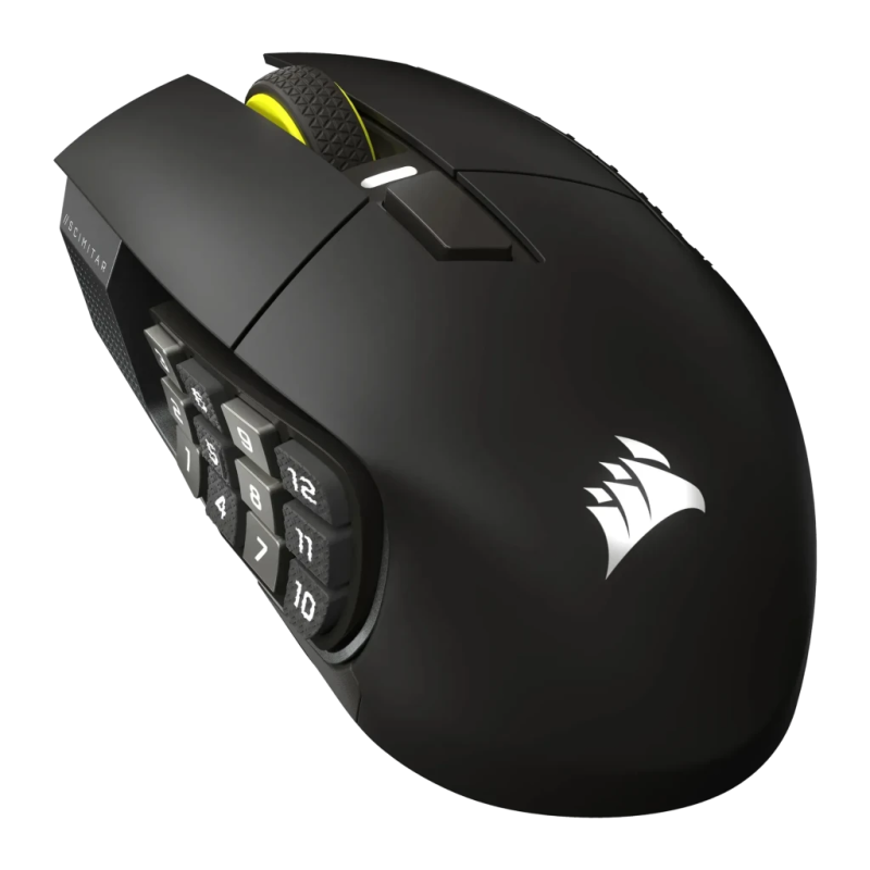 Corsair Scimitar Elite Wireless SE 33000 DPI RGB Blanc 16 boutons Souris gaming sans fil