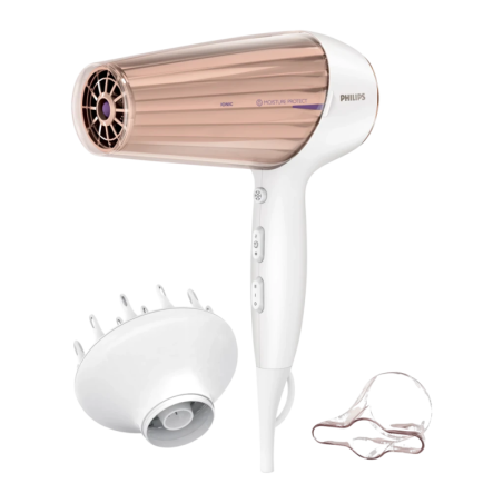 Philips MoistureProtect Ionique HP8280/00 Pourpre/Blanc 2300W 6 vitesses air froid Sèche-cheveux