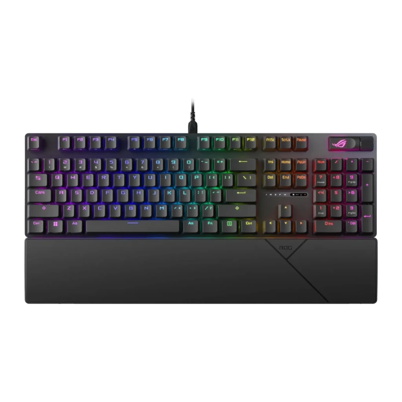ASUS ROG Strix Scope II RX Switch Optomécanique Linéaire Noir RGB espagnol Clavier gaming