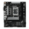 ASRock H810M-X Intel H810 LGA1851 Micro ATX DDR5 Noir 2,5G Ethernet Carte mère