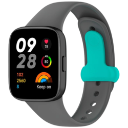 Bracelet en silicone Xiaomi Redmi Watch 3 Sports Gris