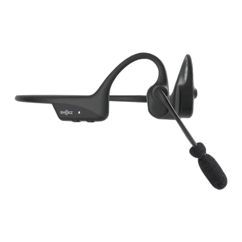 Shokz OpenComm2 Open-Ear Noir Conduction osseuse Bluetooth 5.1 16h IP55 Écouteurs sans fil
