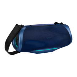 Medion Life P61762 Bleu 50W 47h IPX7 5000mAh lumières LED entrée AUX Enceinte Bluetooth 5.3