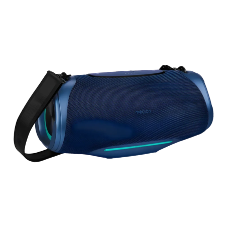 Medion Life P61762 Bleu 50W 47h IPX7 5000mAh lumières LED entrée AUX Enceinte Bluetooth 5.3