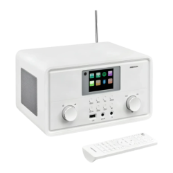 Medion MD DAB+, FM Bluetooth, WiFi TFT 2,8 pouces Blanc 88069 Radio