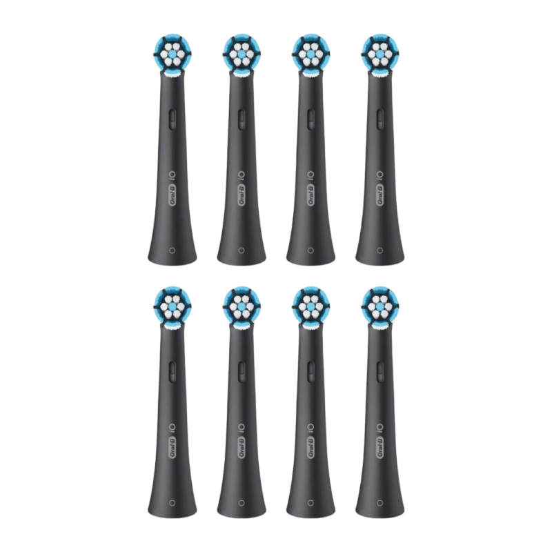 Tête de remplacement Oral-B iO Gentle Care Pack 8 Soies souples 4000 filaments Noir