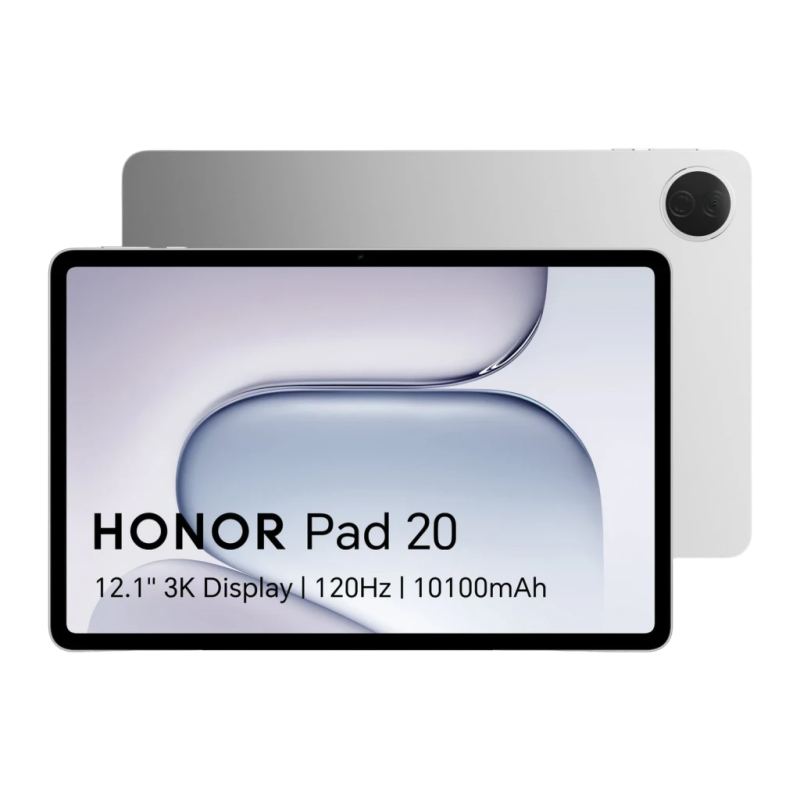 HONOR Pad 20 WiFi 6 Go/128 Go Gris 12,1 pouces IPS LCD 120Hz Snapdragon 7 Gen 3 10100mAh