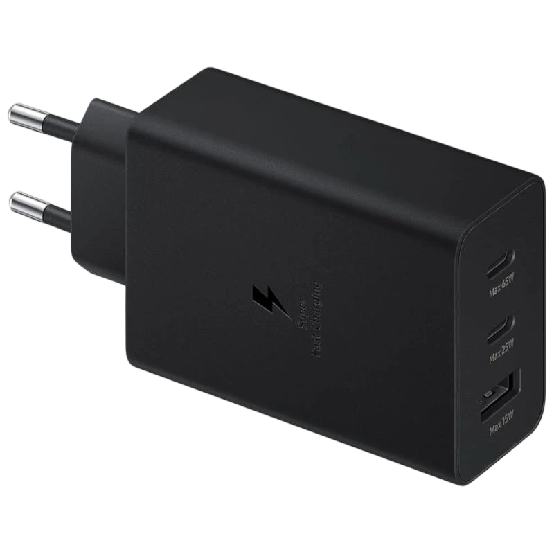 Chargeur Samsung EP-T6530 Trio 65W Noir