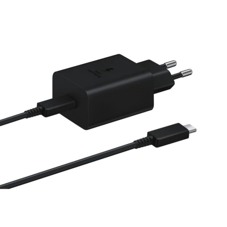 Samsung 45 W USB Type-C Charge ultra-rapide Noir - Chargeur mural avec câble