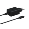 Samsung 45 W USB Type-C Charge ultra-rapide Noir - Chargeur mural avec câble