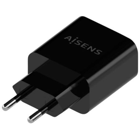 Aisens A110-0682 20W USB-C USB-A Noir - Chargeur mural