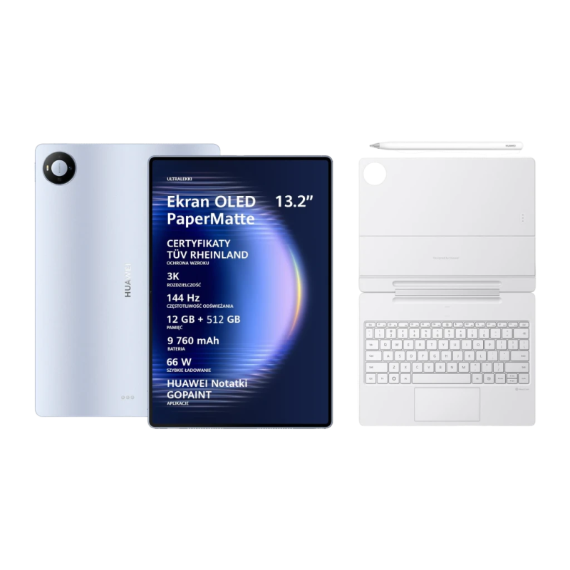 Huawei MatePad Pro Max 13,2 pouces 12 Go/512 Go Bleu OLED PaperMatte 144Hz 10400mAh