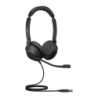 Casque Jabra Evolve2 30 UC Stereo USB-A Supra-auriculaire Noir
