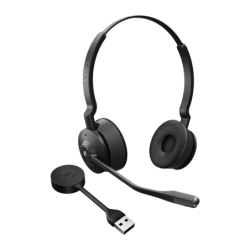 Casque Jabra Engage 55 Stereo Réduction de Bruit Arceau Noir Titane