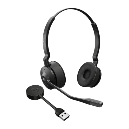 Casque Jabra Engage 55 Stereo Réduction de Bruit Arceau Noir Titane