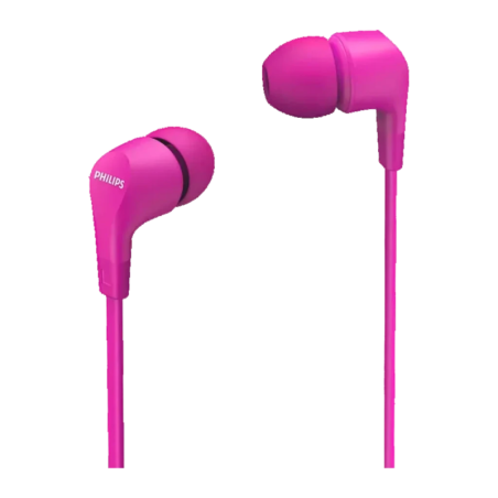 Écouteurs Philips In-Ear Jack 3,5 mm Rose TAE1105