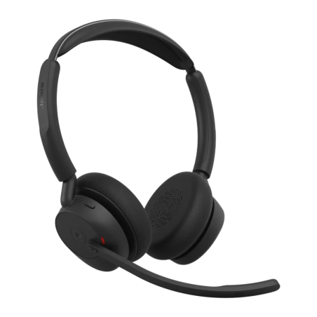 Casque Jabra Evolve3 45 Stereo USB-C Réduction de Bruit Active Serre-tête Bluetooth 5.3 Noir