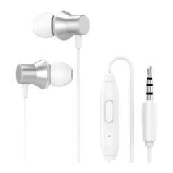 Écouteurs Lenovo HF130 In-Ear Jack 3,5 mm Blanc