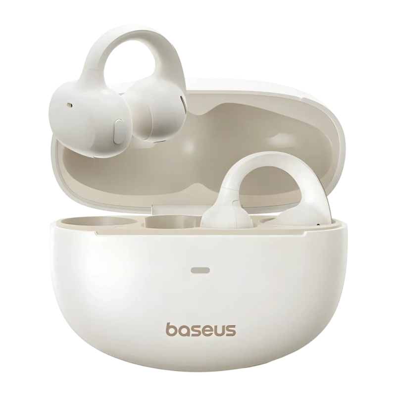 Écouteurs Baseus Bowie MC1 Open-Ear Bluetooth 5.4 40h (9h + étui) Blanc