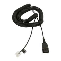 Jabra QD vers RJ45 2m Câble spiralé
