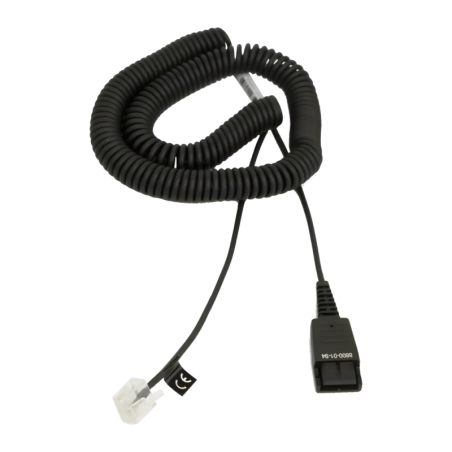 Jabra QD vers RJ45 2m Câble spiralé