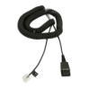 Jabra QD vers RJ45 2m Câble spiralé