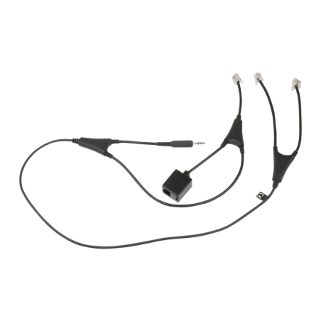 Jabra Link 14201-09 Adaptateur EHS Compatible Alcatel Noir