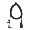 Câble adaptateur Jabra 8800-01-46 QD vers Jack 2,5 mm Coudé en Spirale