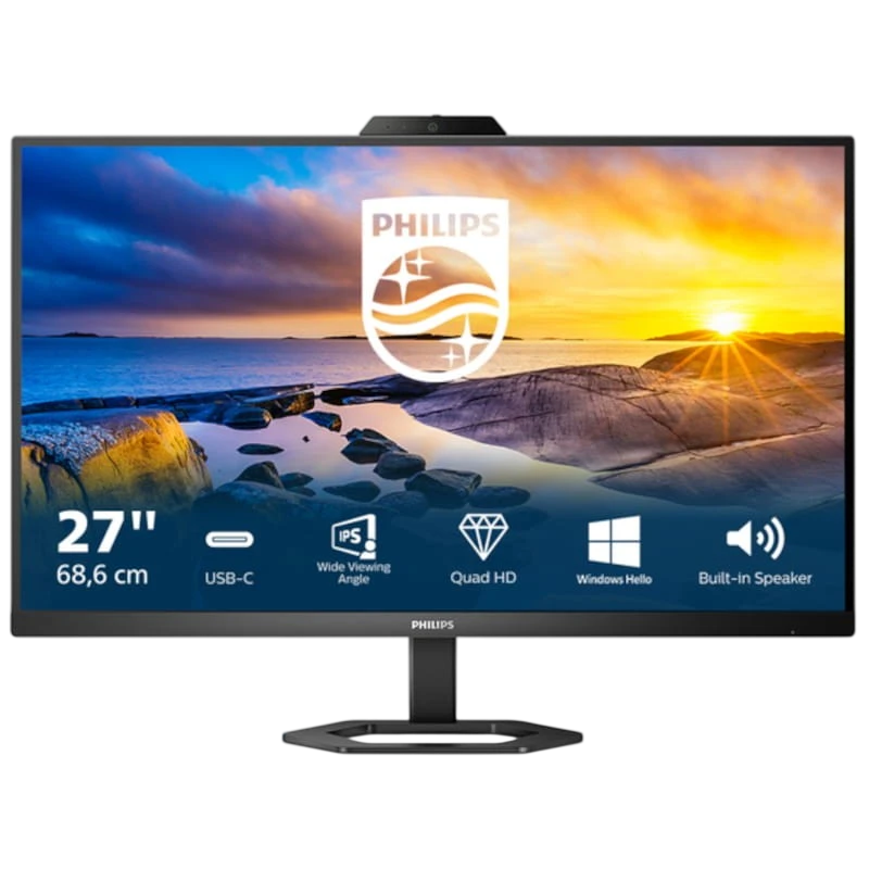 Philips 27E1N5600HE Noir 27 pouces 2K IPS 4ms Monitor