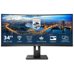 Philips 346B1C Noir 34 pouces 2K VA 100Hz 4ms incurvé UltraWide Monitor
